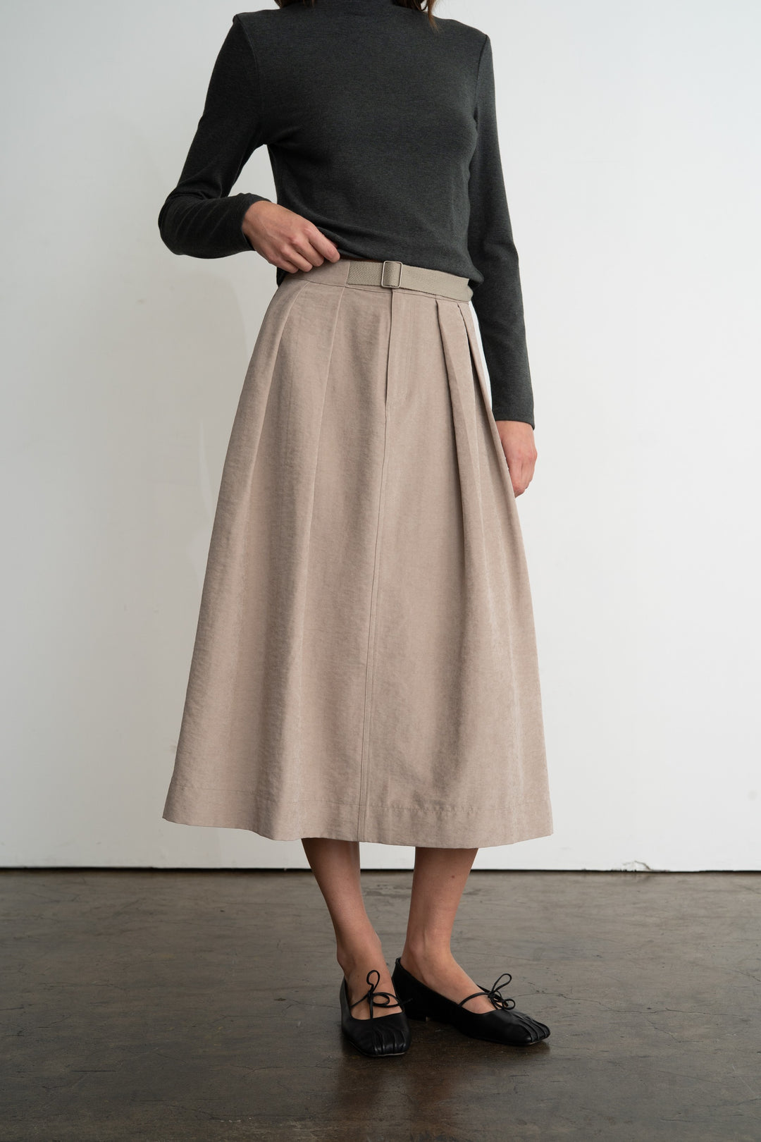 MEL SUEDED SKIRT