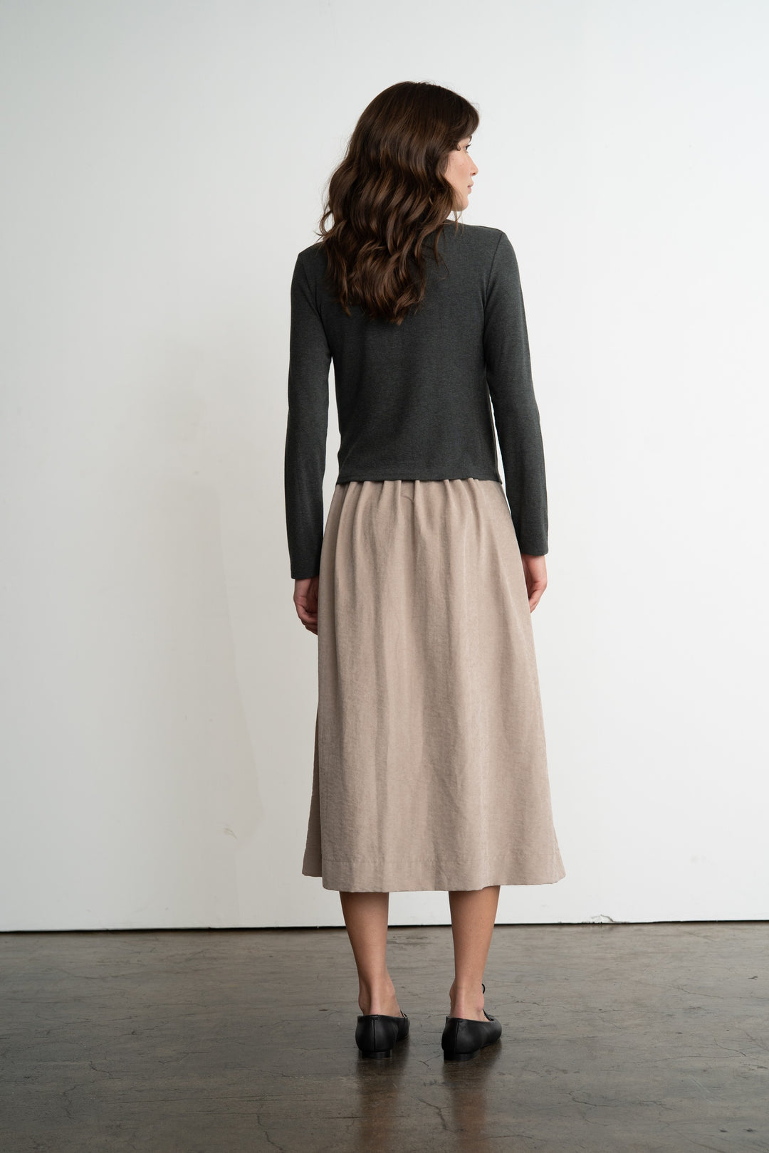 MEL SUEDED SKIRT