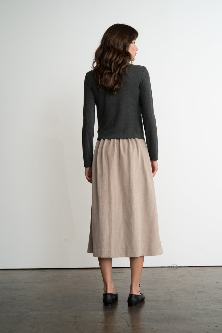 MEL SUEDED SKIRT