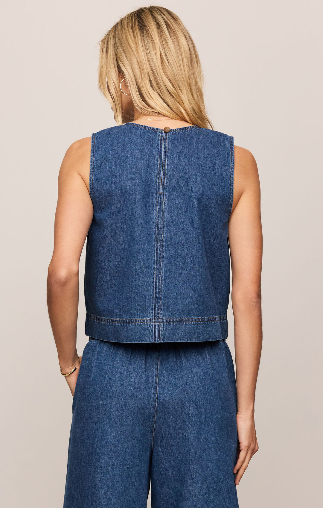 SUN SEEKER DENIM TANK