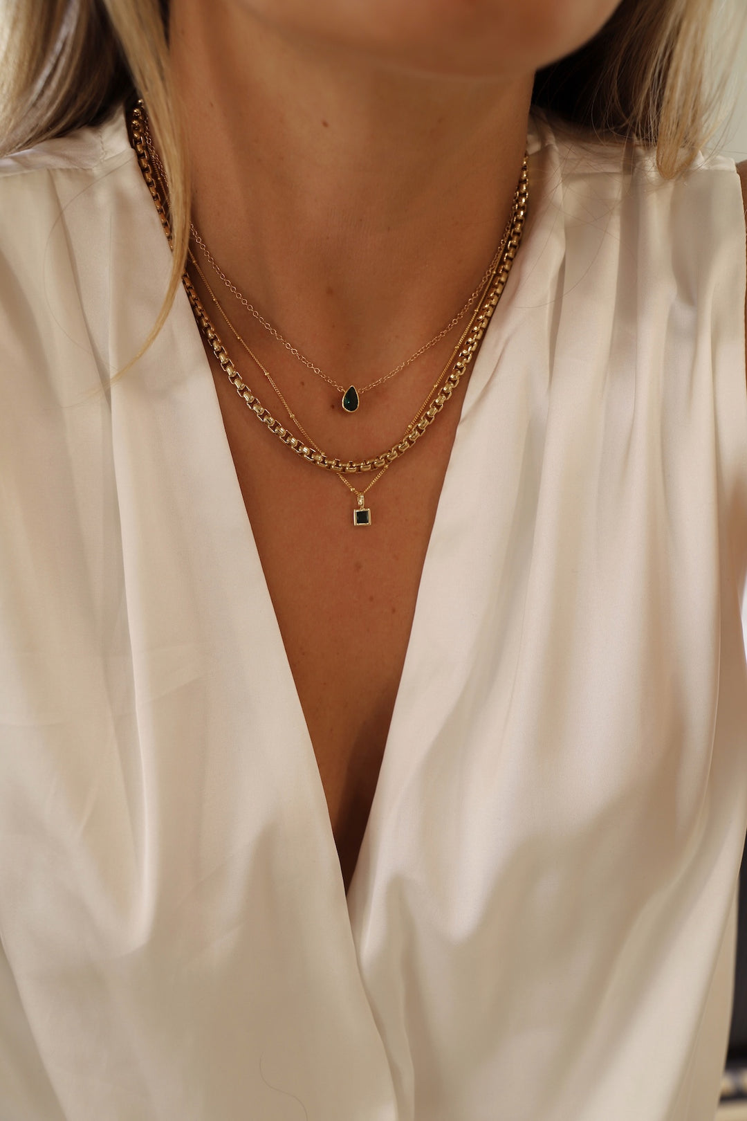 ARLO BOX CHAIN- GOLD
