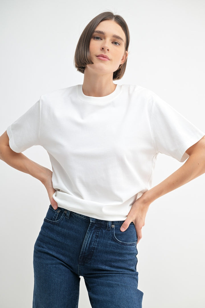 ROUND NECK TEE