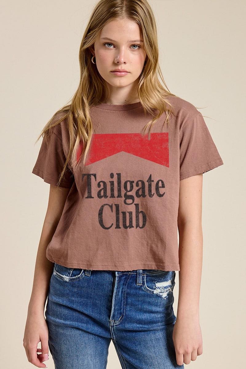 TAILGATE CLUB CROPPED TEE