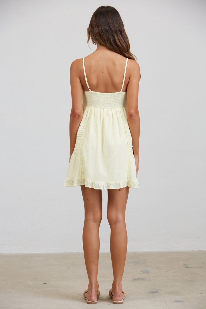 TALIA DRESS - YELLOW