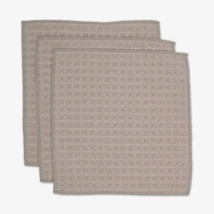 WAFFLE WASH CLOTH - TAUPE