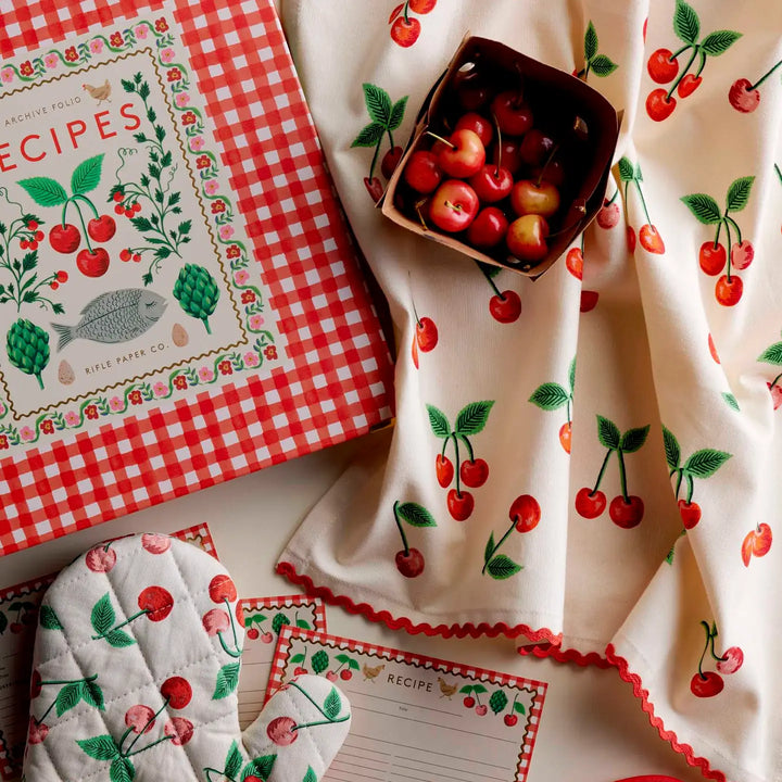 CHERRIES TEA TOWEL