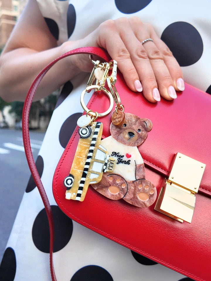 NEW YORK TEDDY BAG CHARM