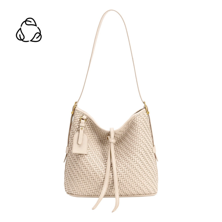 THALIA WOVEN TOTE - BONE