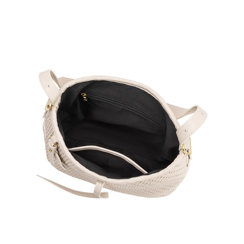 THALIA WOVEN TOTE - BONE