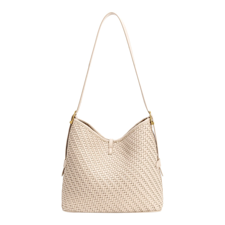 THALIA WOVEN TOTE - BONE