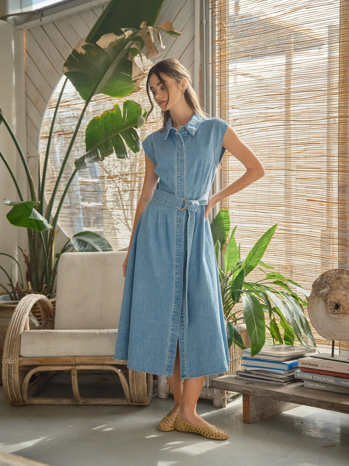 TIFF DENIM DRESS