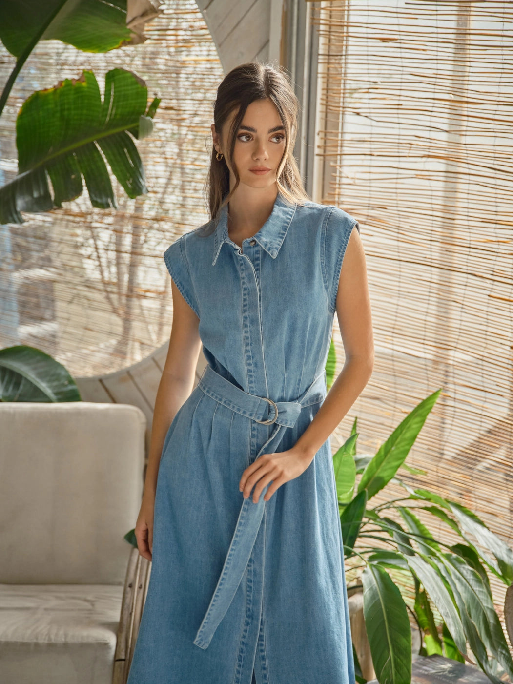 TIFF DENIM DRESS