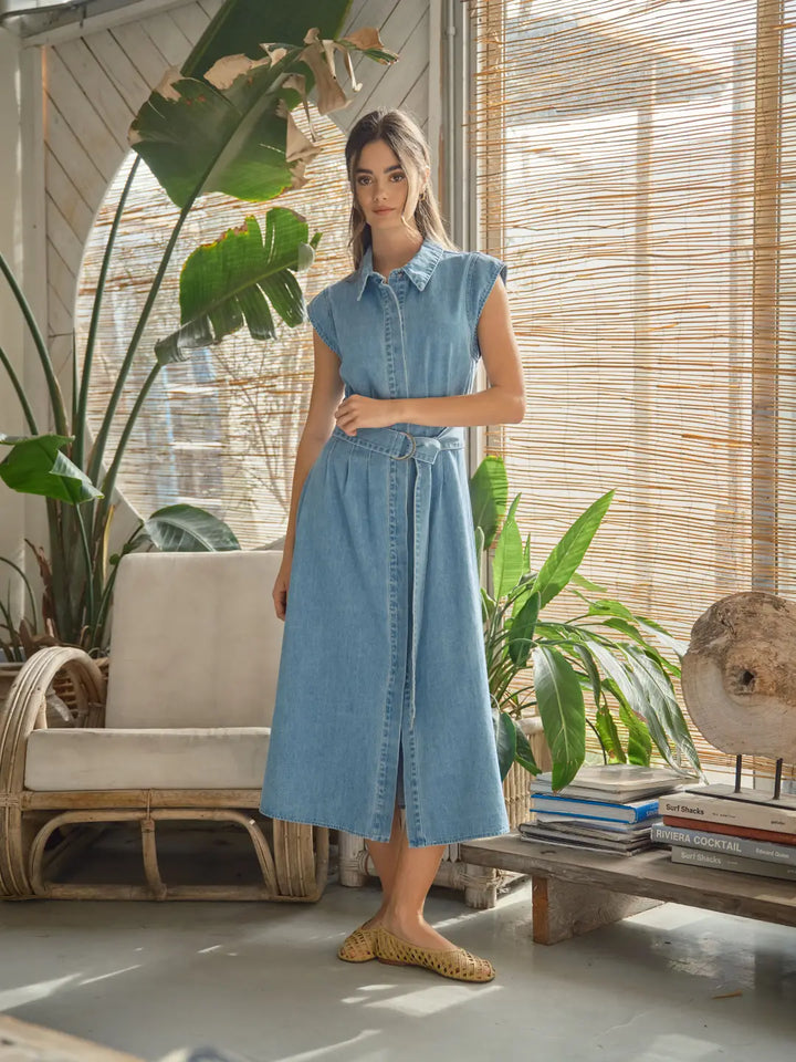 TIFF DENIM DRESS