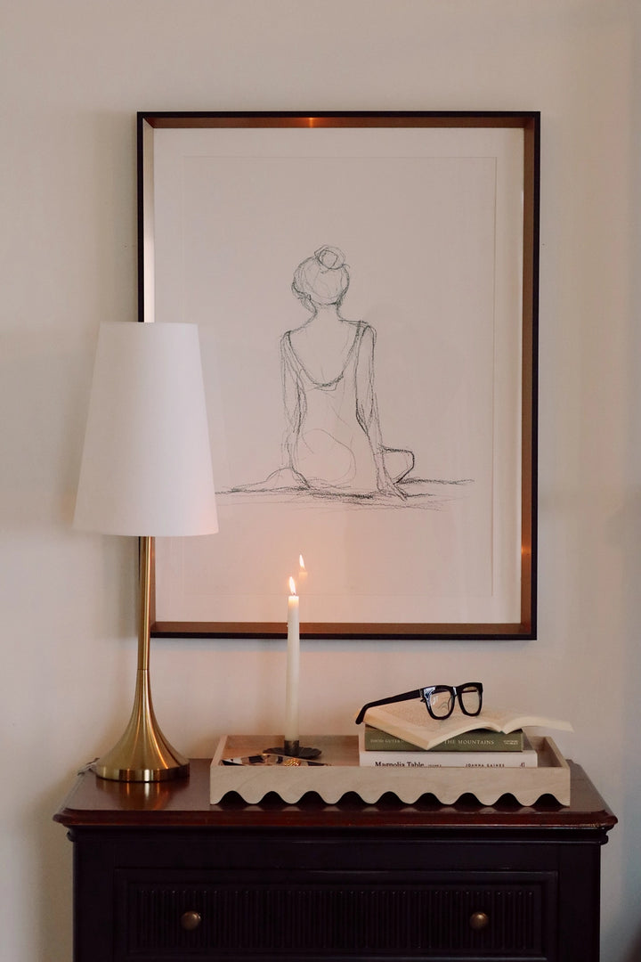 SCALLOPED EDGE TRAY