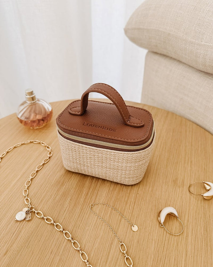 TRUDY JEWELRY BOX - TAN