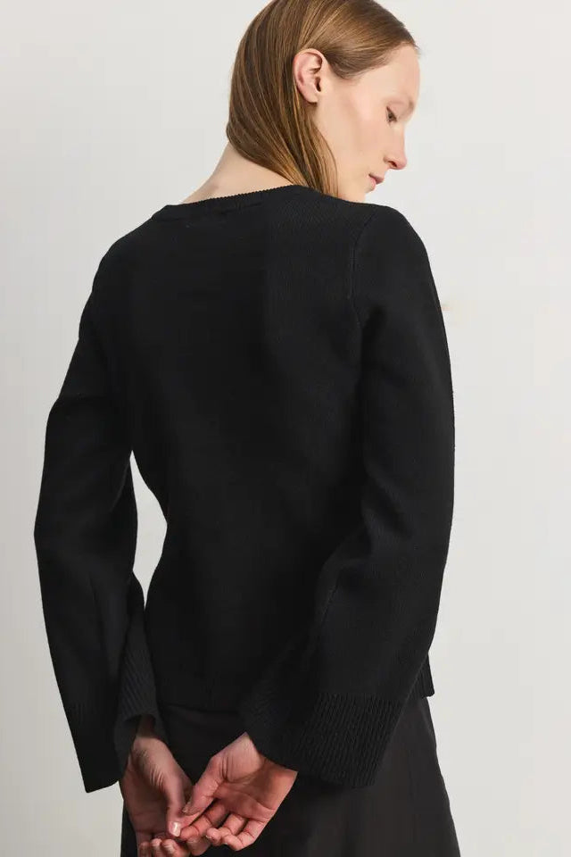 TYLER CARDIGAN - BLACK