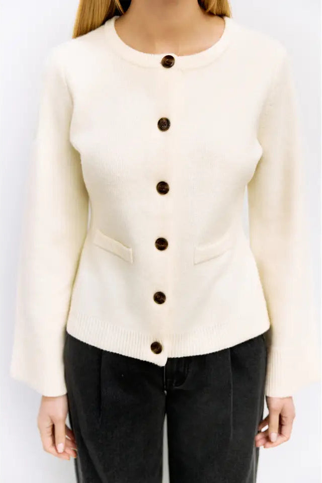 TYLER CARDIGAN - CREAM