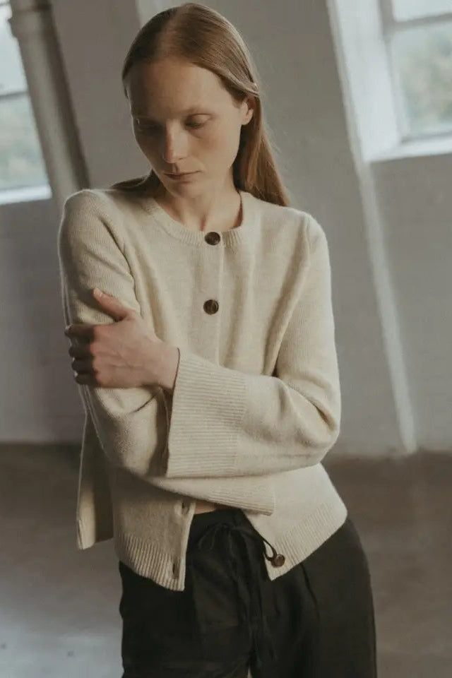 TYLER CARDIGAN - OATMEAL