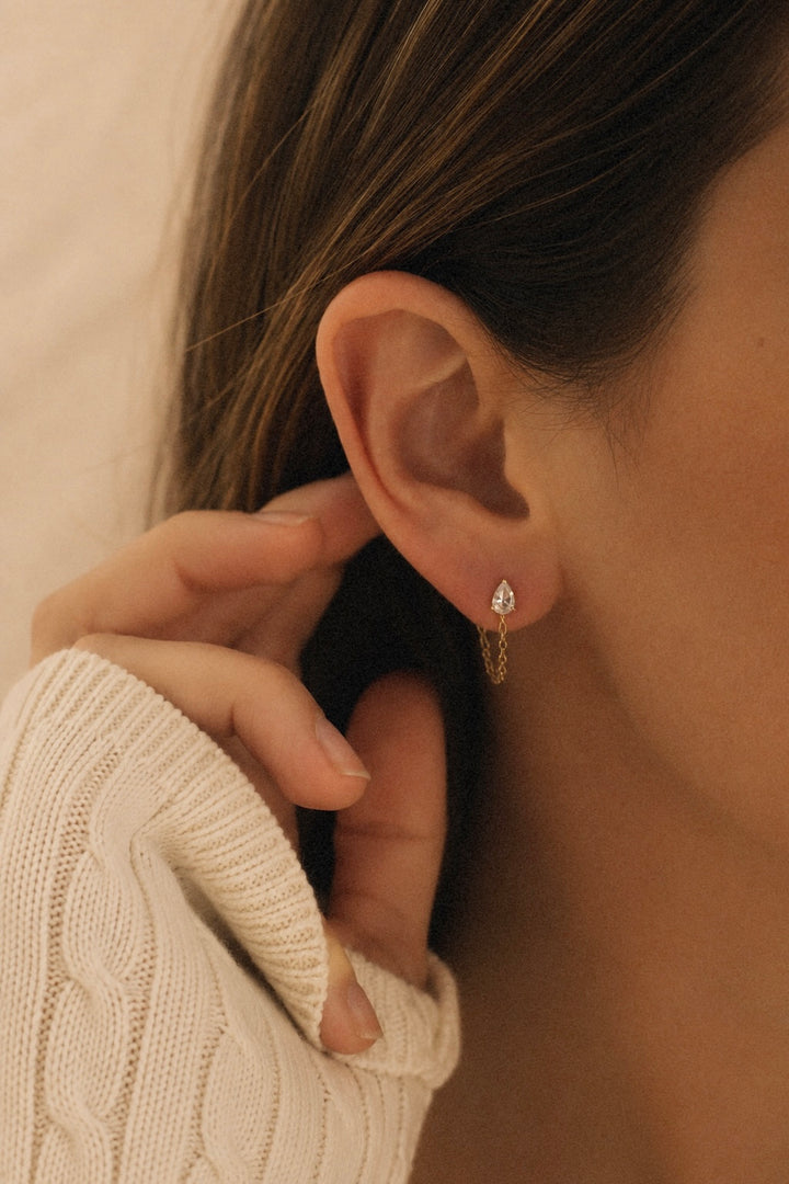 ELOISE CHAIN WRAP EARRINGS