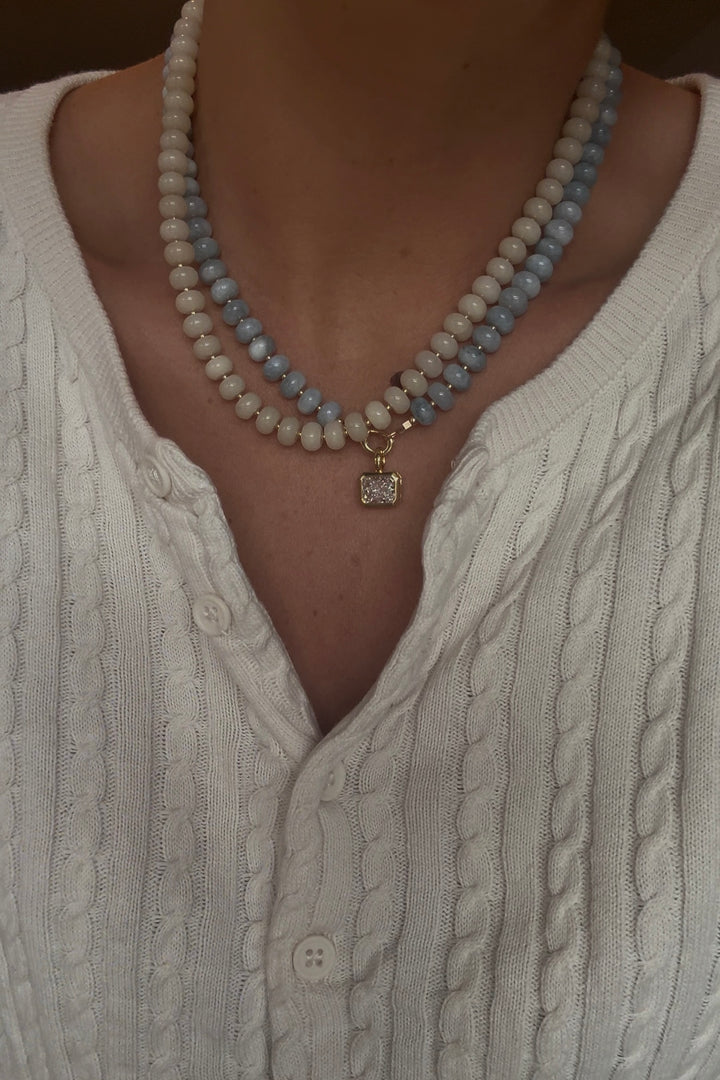 THE COLLECTOR NECKLACE- IVORY JADE