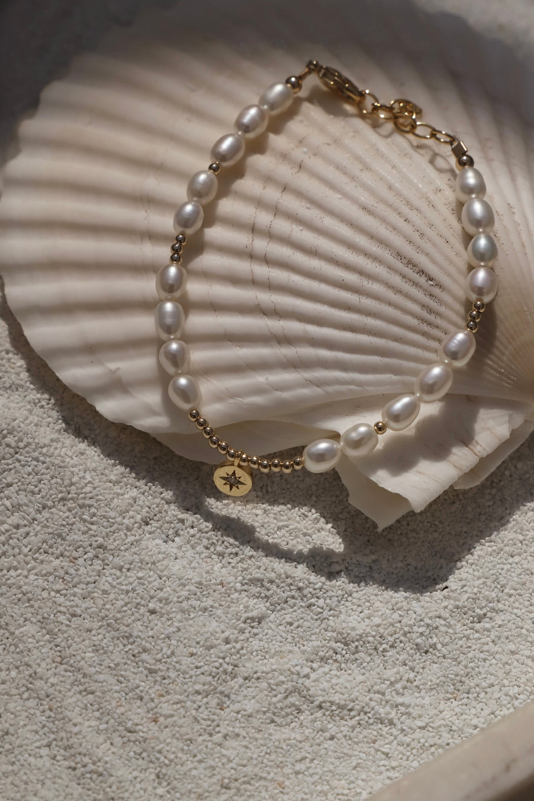 PEARL STAR CHARM BRACELET