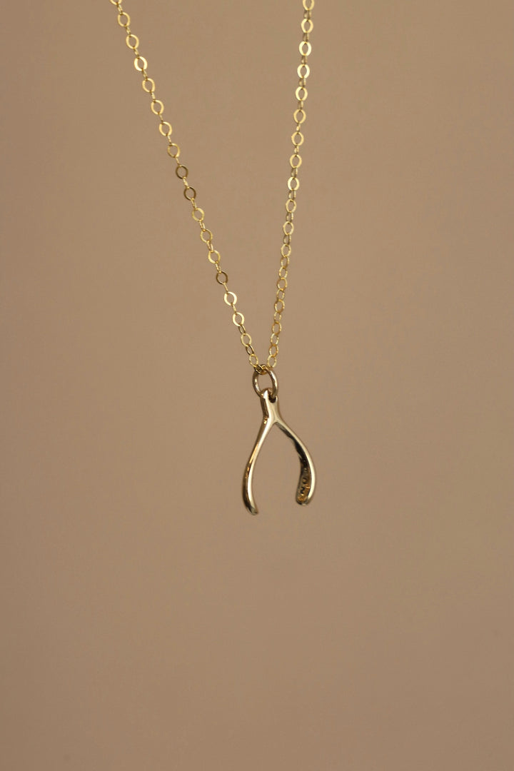 WISHBONE NECKLACE