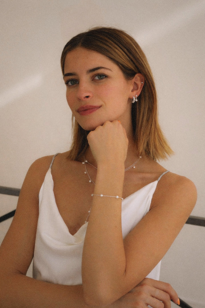 TAPERED BAGUETTE CZ HOOPS