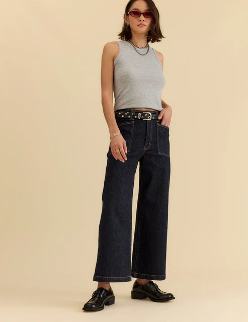 VALLEY GIRL WIDE LEG JEAN