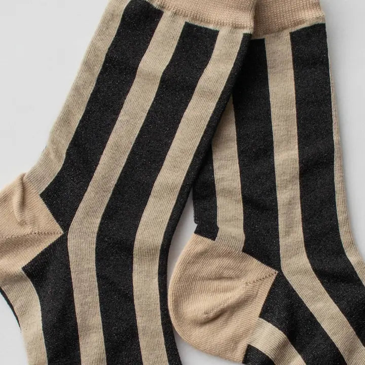 VERTICAL STRIPE CREW SOCKS