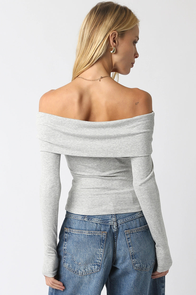 REBECCA OFF THE SHOULDER TOP