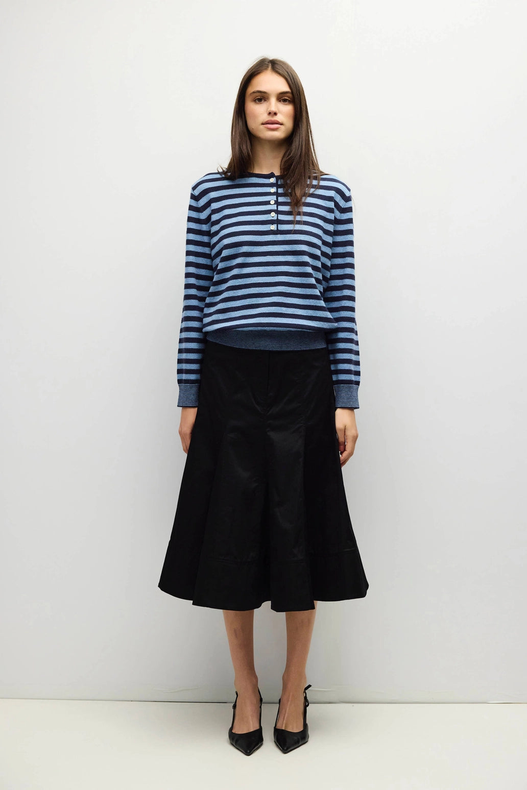 VIRGINIA SWEATER - NAVY + BLUE