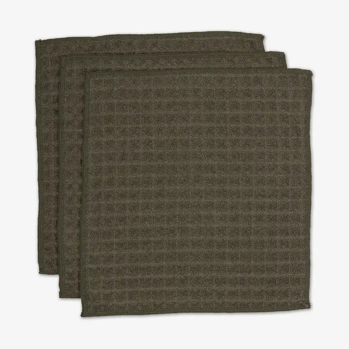 WAFFLE WASHCLOTH - FOREST