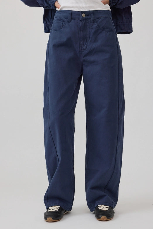 COLOR DYED BARREL PANT