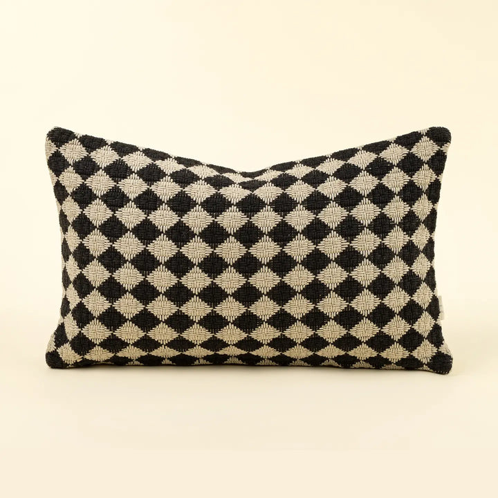 CHECK WEAVE PILLOW