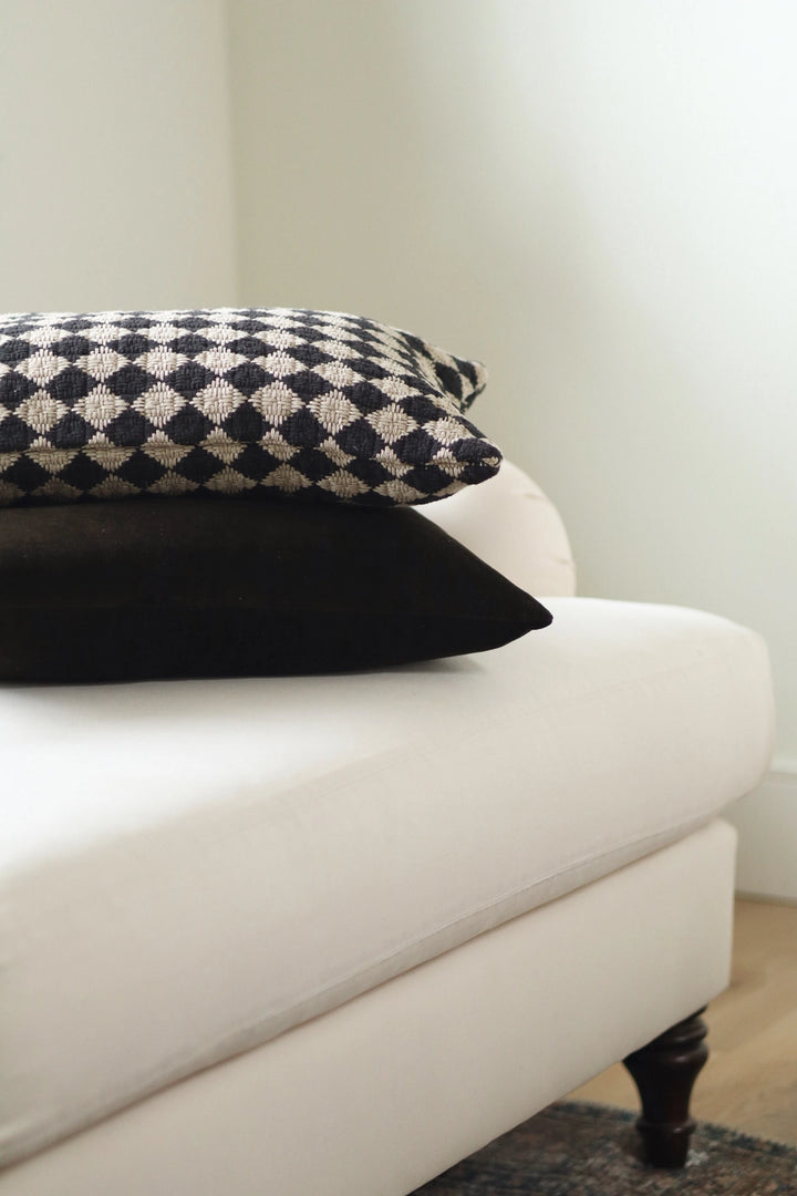 CHECK WEAVE PILLOW