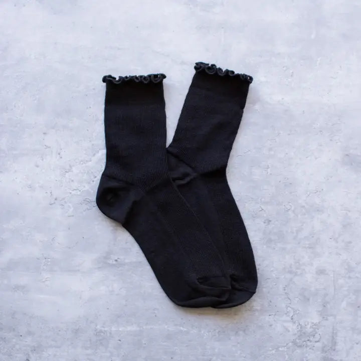 WEDNESDAY RUFFLE SOCKS