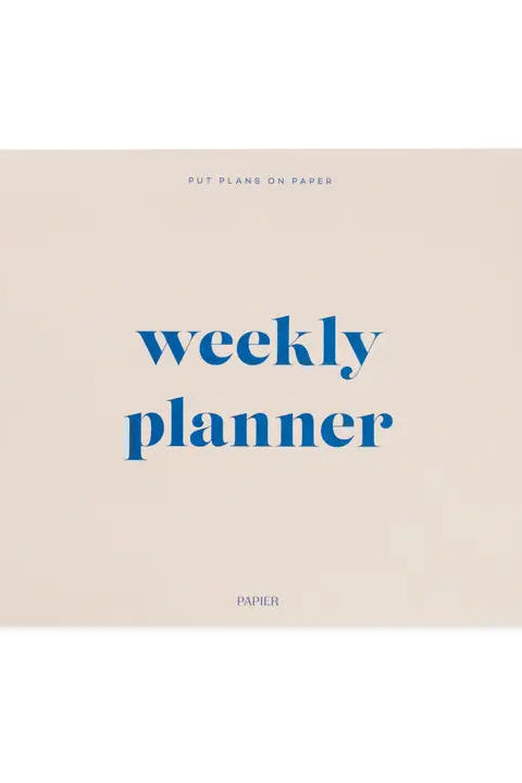 WEEKLY DESK PLANNER