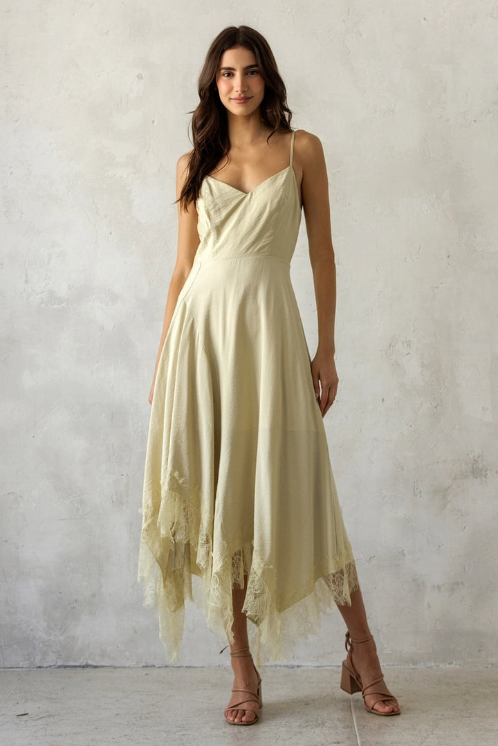WILLA HANDKERCHIEF HEM DRESS