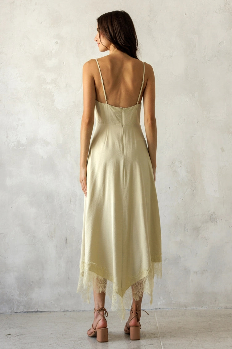 WILLA HANDKERCHIEF HEM DRESS