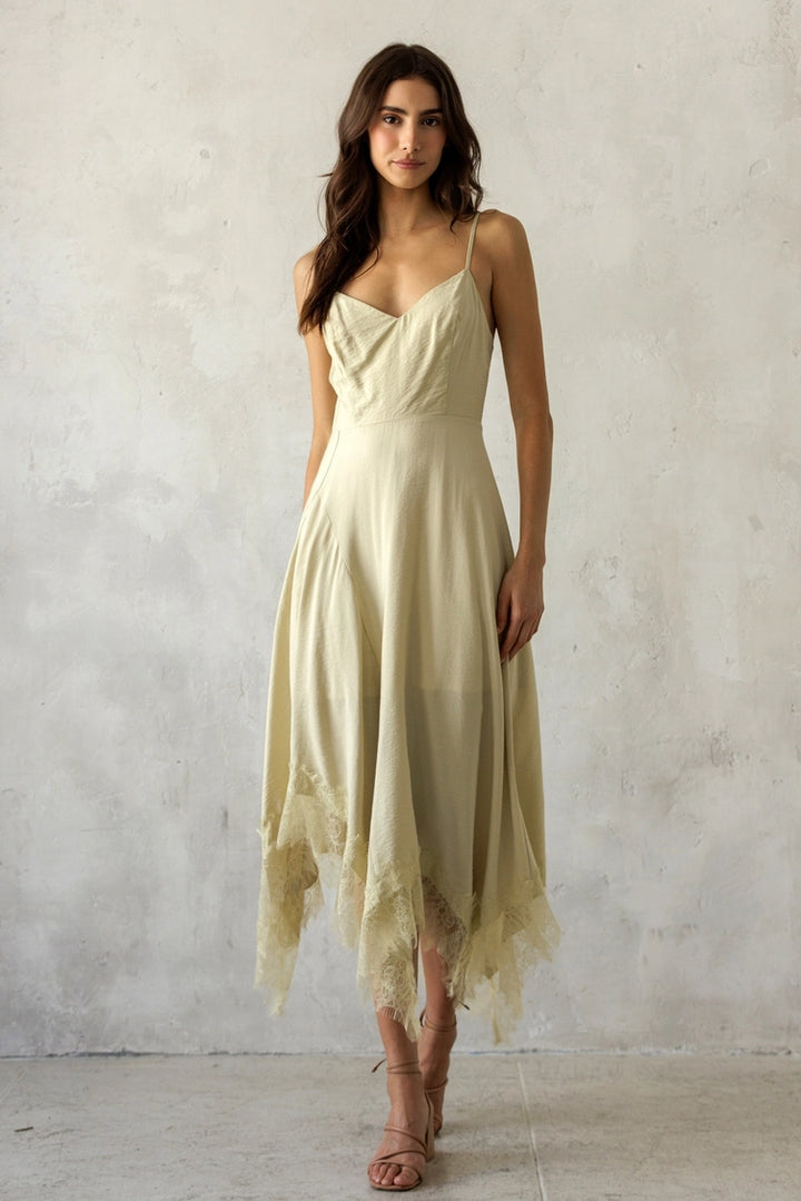 WILLA HANDKERCHIEF HEM DRESS