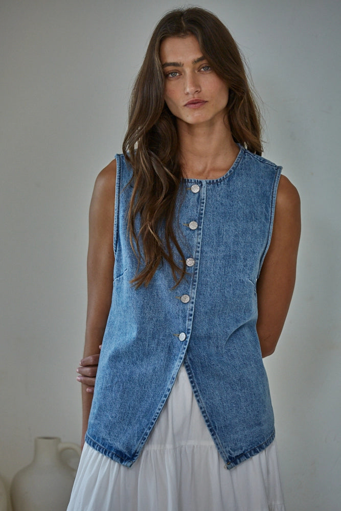 WREN DENIM VEST