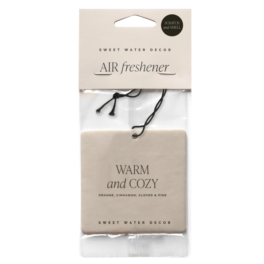 WARM AND COZY SCENT CARD