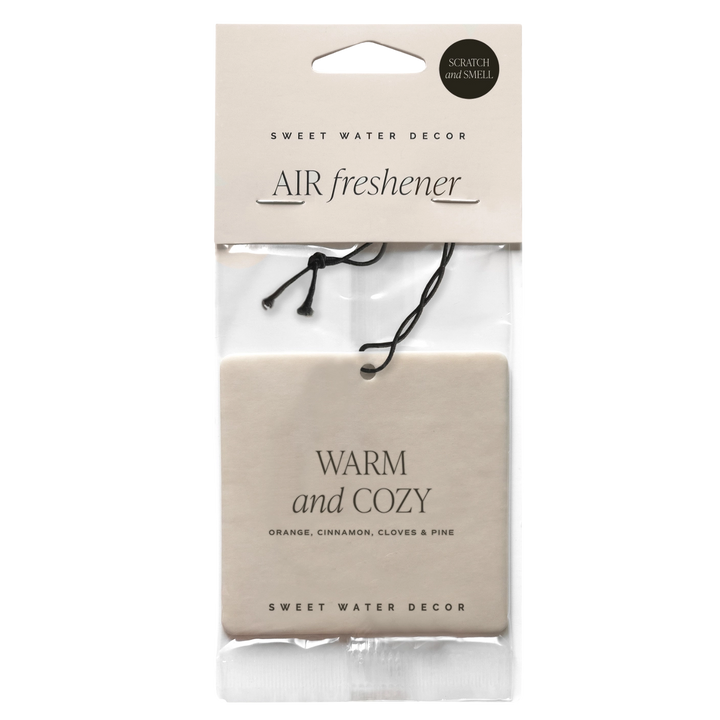 WARM AND COZY SCENT CARD