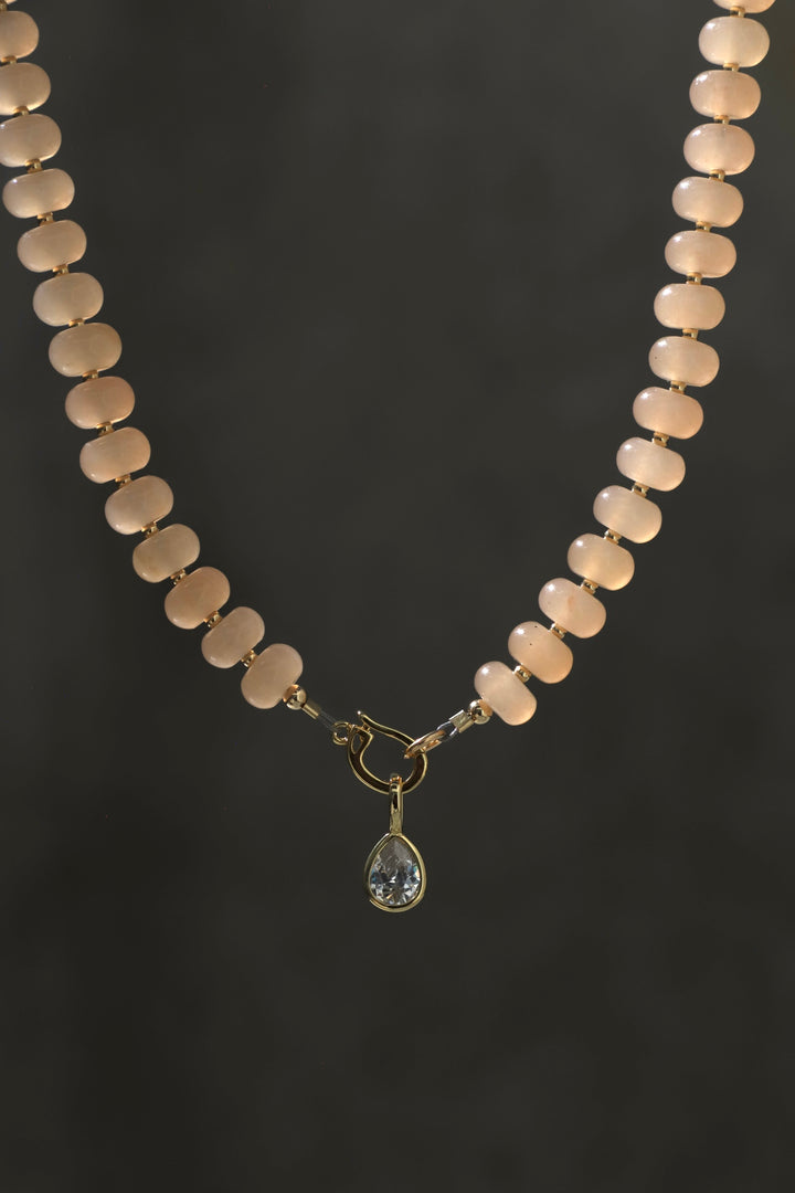 THE COLLECTOR NECKLACE- BLUSH CORAL