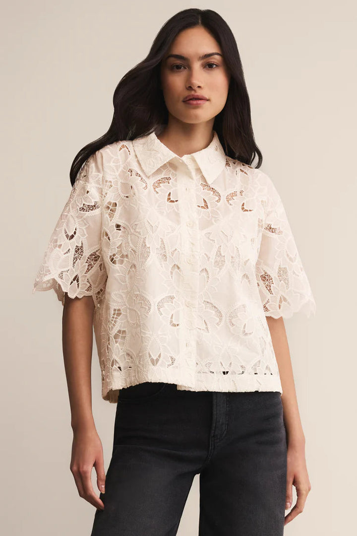 MIDNIGHT LACE TOP CLOUD