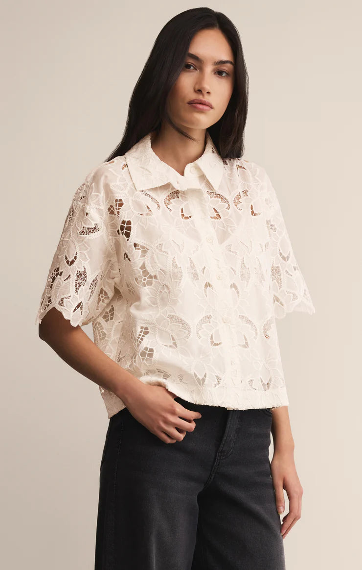 MIDNIGHT LACE TOP CLOUD