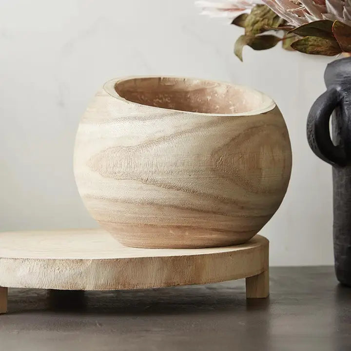 PAULOWNIA ASYMMETRICAL BOWL