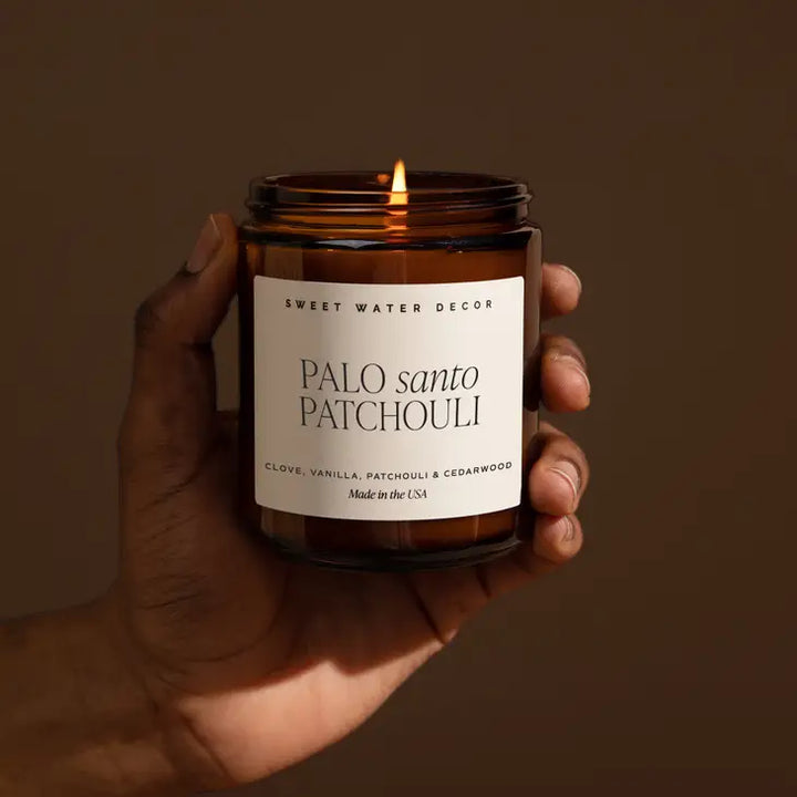 PALO SANTO PATCHOULI SOY CANDLE