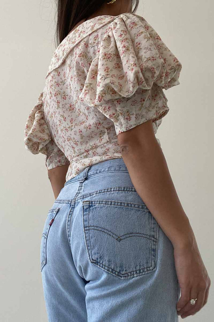PRIYA PUFF SLEEVE TOP