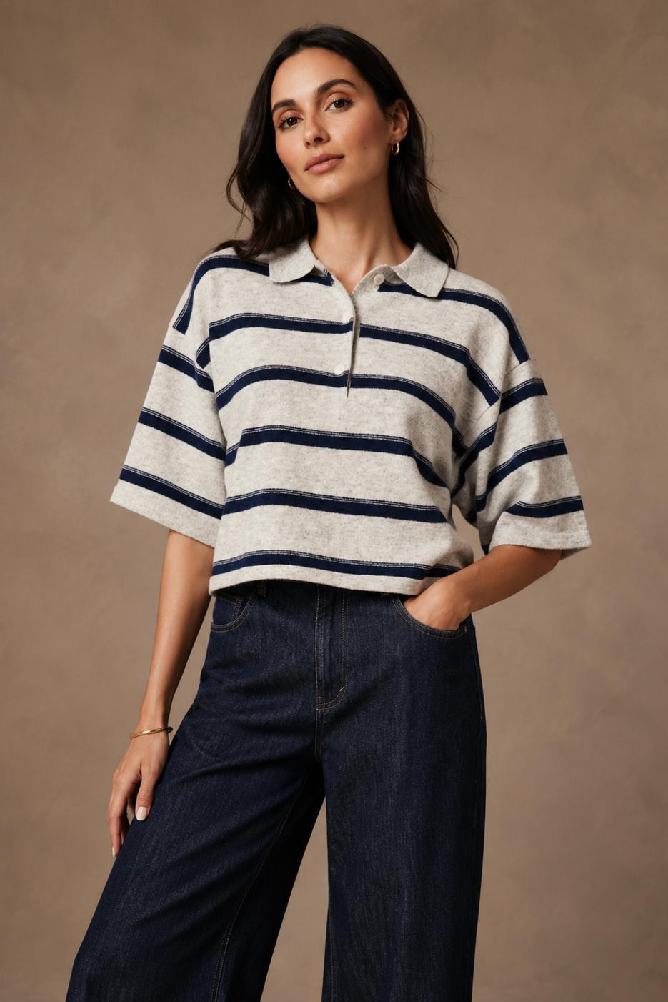 RUGBY POLO SWEATER